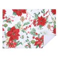 thumbnail image 1 of Tapis De Séchage En Microfibre (Poinsettia Imprimer), 1 of 1