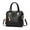 Black, variant on Tote Bag for Women Patent Leather Crocodile Pattern Purse Top-Handle Satchel Shoulder Bag Handbag Purse