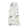 thumbnail image 5 of Mqqzkk Women's A-Line Midi Skirt Fashion Flower Printed Skirts with Pockets High Waist Flared Below The Knee Skirts, 5 of 5