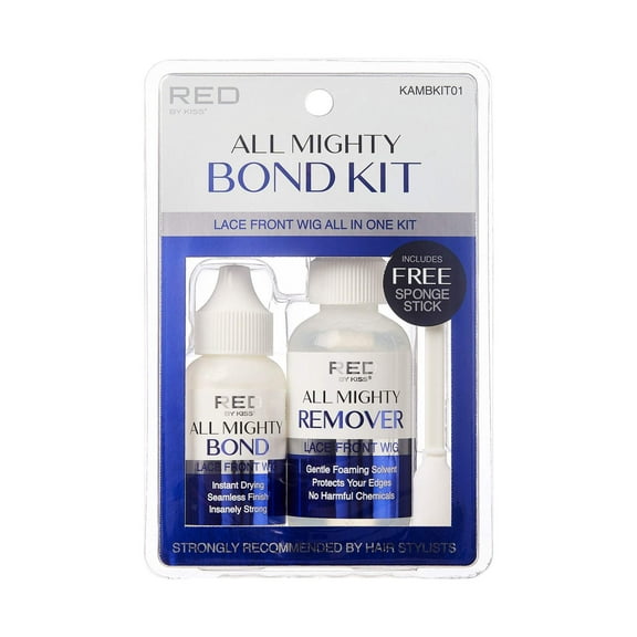 Kiss All Mighty Bond Lace Glue Kit _ Bond, Remover and Applicator