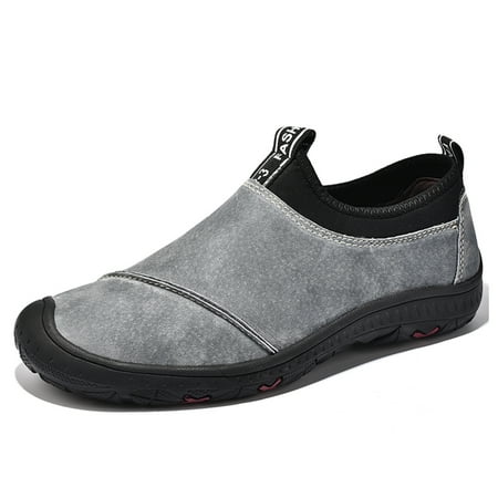 Men s Slip On Loafers Lightweight Comfortable Casual Fashion Sneaker Non-slip Walking Shoes Outdoor Hiking Shoes