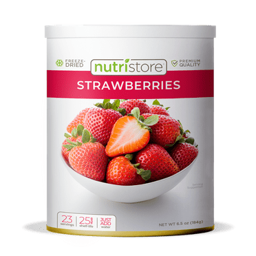 Nutristore Freeze-Dried Strawberries No. 10 Can