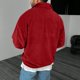 thumbnail image 4 of Blusa y camisa de manga larga con cuello alto para hombre, informal, a la moda, lisa, con cuello alto, sudadera de manga larga, blusa de poliéster para hombre, 4 of 7