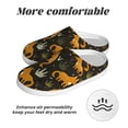 thumbnail image 6 of Disketp Funny Fox by the Field Women's Men's Slippers Plush Slip-On House Slipper for Winter Indoor Soft Cushion Non-slip Fluffy Slides Slippers-39/40, 6 of 7