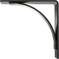 thumbnail image 4 of Ekena Millwork 3"W x 10"D x 10"H Morris Steel Bracket, Powder Coated Black, 4 of 11
