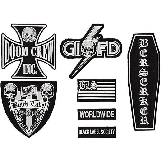 black label society patches