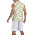 thumbnail image 5 of Rocae Rose for Men's Basketball Jersey Lightweight and Breathable Athletic Tank Top,Quick-Drying Sports Jersey X-Large, 5 of 9