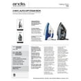 thumbnail image 4 of Andis 63340 STI-1 Mid Size Steam Iron with 2-Way Auto Off, Black, 4 of 4
