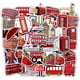 thumbnail image 1 of 50 PCS London red Buses Stickers Laptop Stickers,Motorcycle Bicycle Luggage Decal Graffiti Patches for Kids. (50 PCS London red Buses Stickers), 1 of 4
