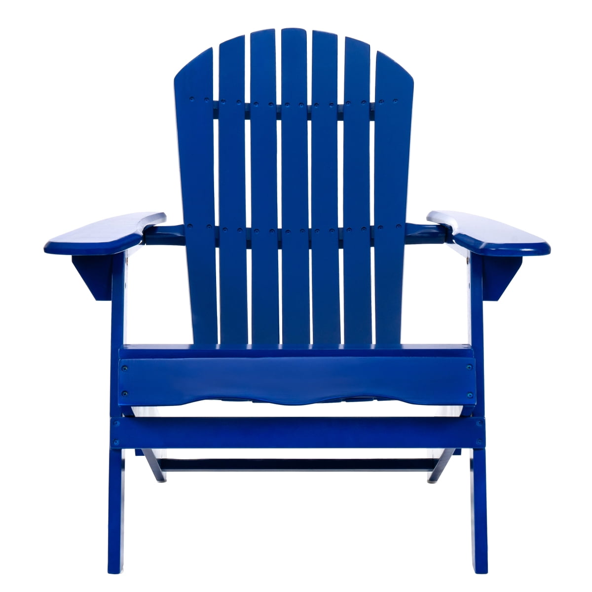 ZHICHUN  Malibu Rustic Acacia Wood Folding Adirondack Chair Traditional Slatted Outdoor Chair for Patio Garden Backyard