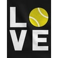 thumbnail image 2 of TeeStars - Love Tennis - Gift Idea for Tennis Fans Cool Women T-Shirt Medium Red, 2 of 5