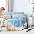 thumbnail image 4 of WEUVEB 1Jgo Comedero Elevado Para Perro Con Tazones De Inoxidable Ajustable Negro, 4 of 7