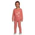 thumbnail image 4 of Garanimals Toddler Girl Long Sleeve Graphic Fleece Sweatshirt, Sizes 2T-5T, 4 of 6