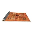 thumbnail image 2 of Ahgly Company Indoor Rectangle Abstract Orange Modern Area Rugs, 7' x 9', 2 of 4