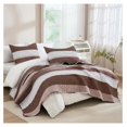 California King Quilt Set Brown Lightweight Soft Quilt Cal King