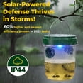 thumbnail image 6 of 4 Packs Wasp Traps Outdoor Hanging, 2026 New Upgrade Wasp & Hornet Trap Yellow Jacket Catcher with LED Light, Solar Powered Carpenter Bee Traps for Outside Garden, Patio, Backyard, Camping, 6 of 9
