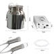 thumbnail image 3 of Ordeñadora de vacas de 14 l, recargable, ajustable, con pulsación de succión, extractor de leche automático portátil con 2 pezoneras y cubo de acero inoxidable para vacas., 3 of 5