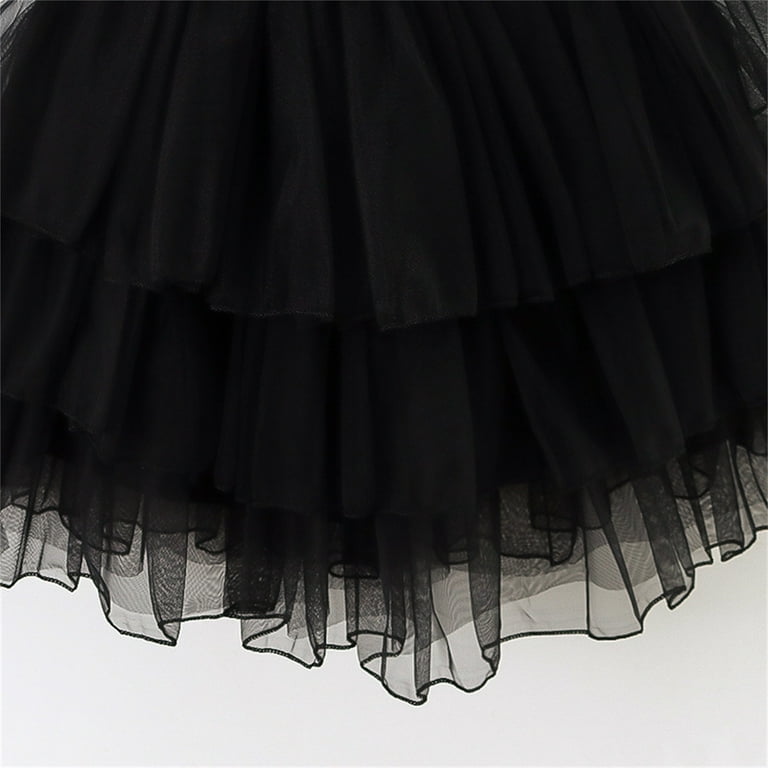 Ohufall Tutu Skirts for Toddler Girls Cute Solid Color Princess