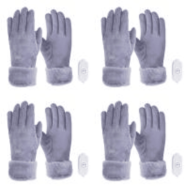 Guantes Calientes Eléctricos Guantes Térmicos Calefactores 10000 MAh Pantalla Táctil (ajuste Temperatura)