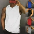 thumbnail image 3 of Ana Mens Tank Top Muscle Gym Sleeveless Plain T-Shirts Tee A-Sports Shirt, 3 of 9