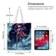 thumbnail image 5 of Genshin Impact: Mona Anime Girl Bolso de tela con estampado de lienzo para mujer, bolsa de compras reutilizable y estética, con cremallera interior, regalo para mujer, 35 × 40 cm., 5 of 6