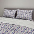thumbnail image 2 of Boho Comforter & Sham Bedding Set, Colorful Composition Middle Eastern Geometric Motifs Rhombuses and Angled Lines, 3 pcs Duvet Set Microfiber Filling Quilt, 5 Sizes, Multicolor, by Ambesonne, 2 of 4