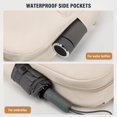 thumbnail image 4 of Mochila HOMIEE para portátil casual ligera de 15,6 pulgadas, color beige, 4 of 6