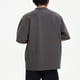 thumbnail image 4 of Blusas y camisas de manga corta y cuello redondo para hombre, blusas casuales de color liso con cuello redondo y mangas cortas para hombre., 4 of 5