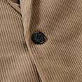 thumbnail image 5 of UVEASISHA Mens Corduroy Blazer Jacket Big and Tall Casual Business Office Suit Jackets Fall Comfy Slim Fit One Button Stylish Blazers with Pockets Sales Today,Khaki,XL, 5 of 9