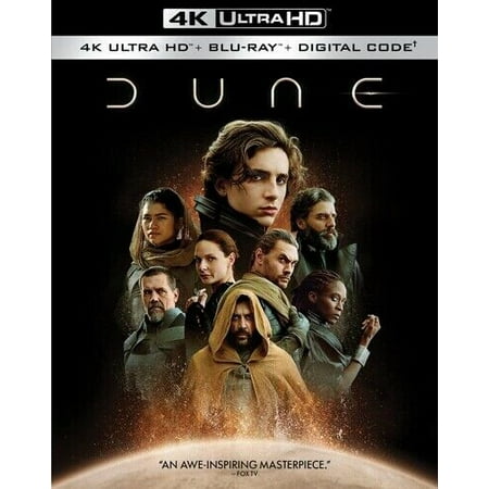 Dune [New 4K UHD Blu-ray] Black  With Blu-Ray  4K Mastering  Ac-3/Dolby Digital