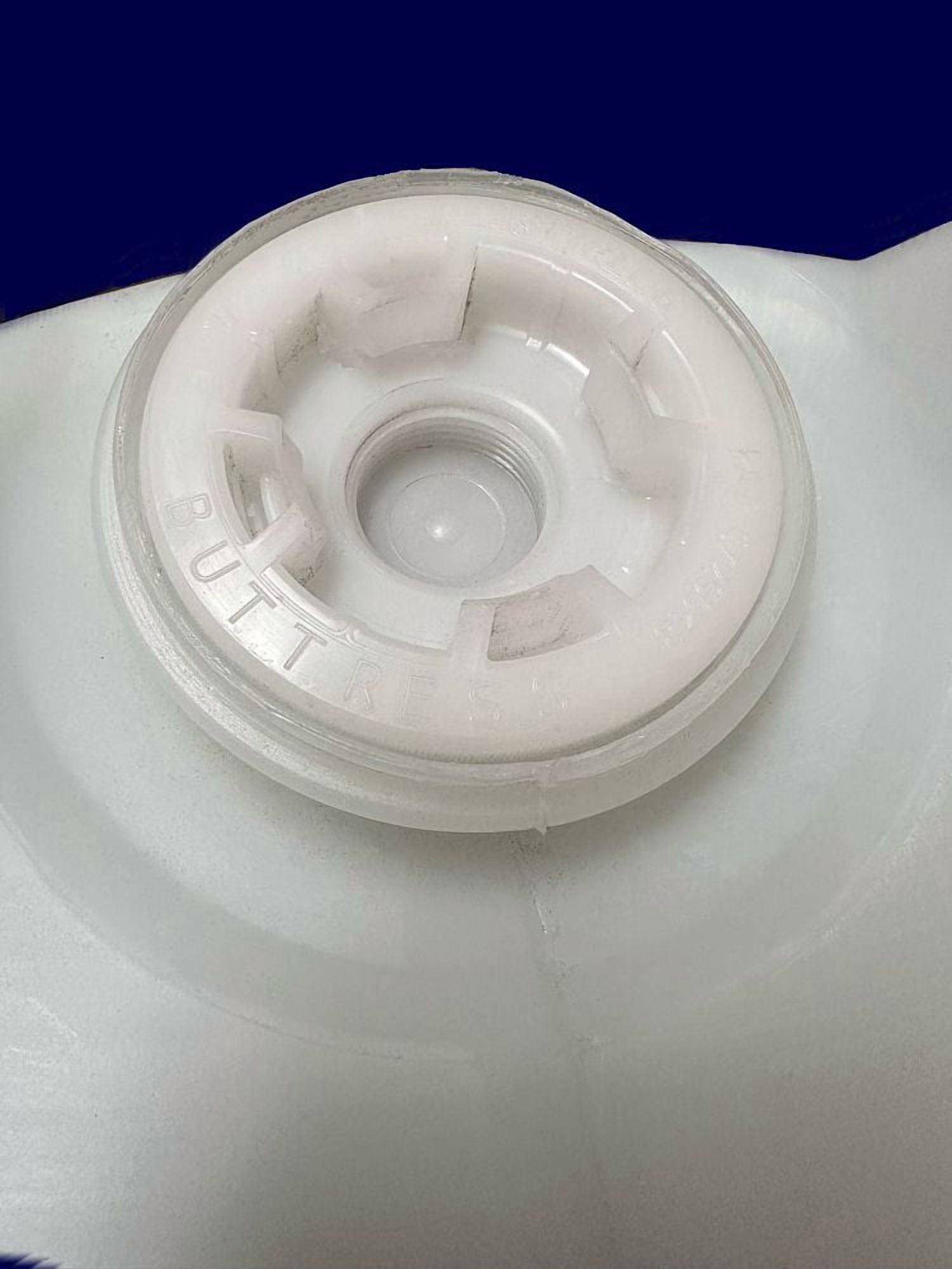 15 Gallon Plastic Natural Barrel 2x2 Inch Bung Caps