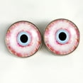 thumbnail image 2 of Bloodshot Zombie Sew-On Button Glass Eyes, 2 of 7