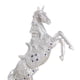 thumbnail image 4 of Estatua de caballo moderna de resina para mesa, figura de animal, escultura artística, adornos para el hogar Plata 2, 4 of 4