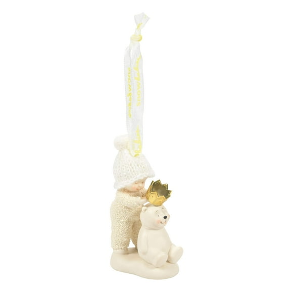 Department 56 Snowbabies Royal Bear Hanging Ornament, 3.07 Inch, Multicolor