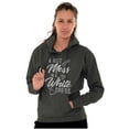 thumbnail image 3 of Hot Mess White Dress Bachelorette Hoodie Sweatshirt Women Brisco Brands 4X, 3 of 6