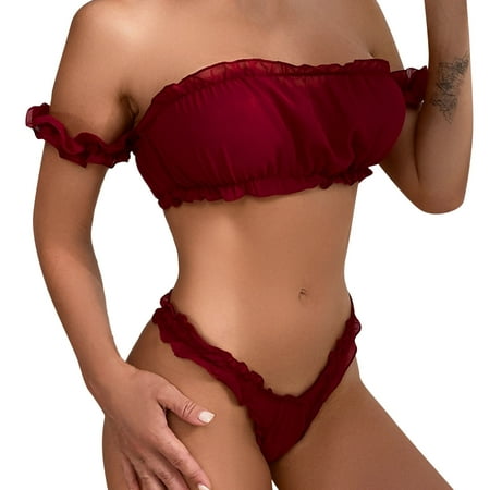 

Womens Lingerie Pajama Set Lace Cami And Shorts Two Piece Satin Underwear Women