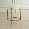 thumbnail image 2 of Uttermost Arles Brass Counter Stool, 2 of 7