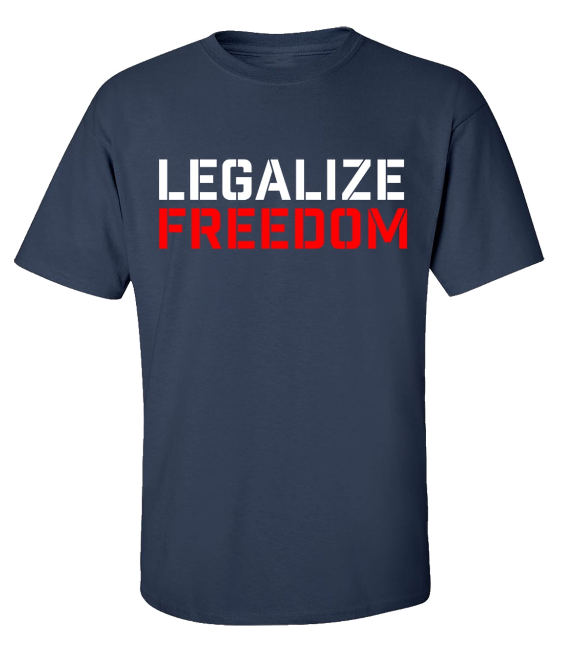 Trenz Shirt Company Legalize Freedom Unisex Short Sleeve T-shirt - Picture 18 of 25
