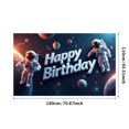 thumbnail image 3 of Happy Birthday Panda Backdrop Banner Party Decorations Photography Props Kids Birthday Party Supplies Festive Background Cartoon Decor Event, 3 of 4