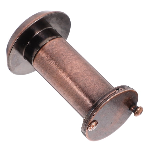 Homoyoyo Wide Angle Door Viewer with Zinc Alloy Frame Brown Privacy Security Peephole