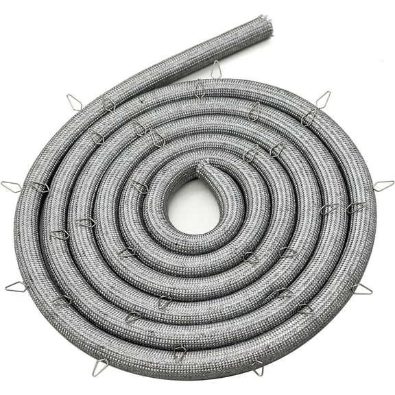 Whole Parts 00486767 Range Oven Door Seal Gasket (Including 33 Mounting Clips) Part# 00486767 - Replacement and Compatible with Some Thermador, Kitchen Aid, Bosch and Kenmore Ranges or Ovens