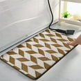 thumbnail image 3 of sruoe Bathroom Rugs, Bath Mat for Bathroom Floor 1pcs, Bath Mats for Bathroom Floor Non Slip Non Skid, Rectangular Polyester Floor Mat for Bath Door Household, Brown, 3 of 5