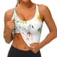 thumbnail image 3 of Fotbe Wildflowers Sujetador Deportivo Largo sin Aros para Mujer con Almohadillas y Soporte Medio, Transpirable y Absorbente, Camiseta Tipo Chaleco o Tank Top-Medium, 3 of 8