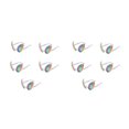 thumbnail image 4 of Sonducket 5 piezas de gafas de sol de Cosplay para adultos, fiesta de Halloween, portátil, reutilizable, disfraz de PC, gafas divertidas, gafas Azul plateado 2piezas, 4 of 6