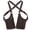 116#Brown, variant on Double Shoulder Armpit Bag Leather Underarm Bag Under Arm Pockets for Hidden
