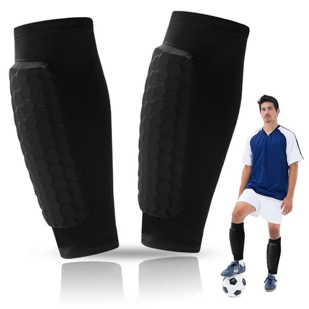 Shin Guards for Kids Soccer, ImpactResistant Shin Guards for Football, Leg Protection Black L