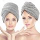 thumbnail image 1 of 2x envoltura de toal de pelo rápido seco súper absorbente n envoltura de cabeza para mujeres productos para el cabello, Macarena Tapa de pelo seco esencial, 1 of 8