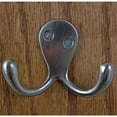 thumbnail image 2 of GlideRite  Satin Nickel Octopus Double Hook (Pack of 10 or 25) Satin Nickel - Pack of 10, 2 of 2