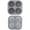 Gray, variant on WKSCLPAI Creative Rose Ice Mold Clearance Silicone Popsicle Molds Large Rose Shaped Round Ice Cube Tray for Cocktails,Whiskey,Cocktails,Pudding,Chocolate