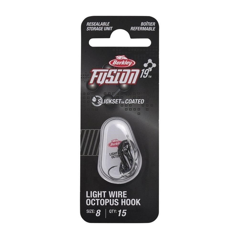 Berkley Fusion 19 Light Wire Octopus Hook, Size 8